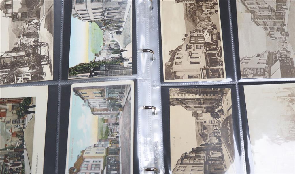 Lewes Interest: 160 postcards, Edward VII - Queen Elizabeth II, views including: County Prison (11); St Anns Hill (13); High Street (4